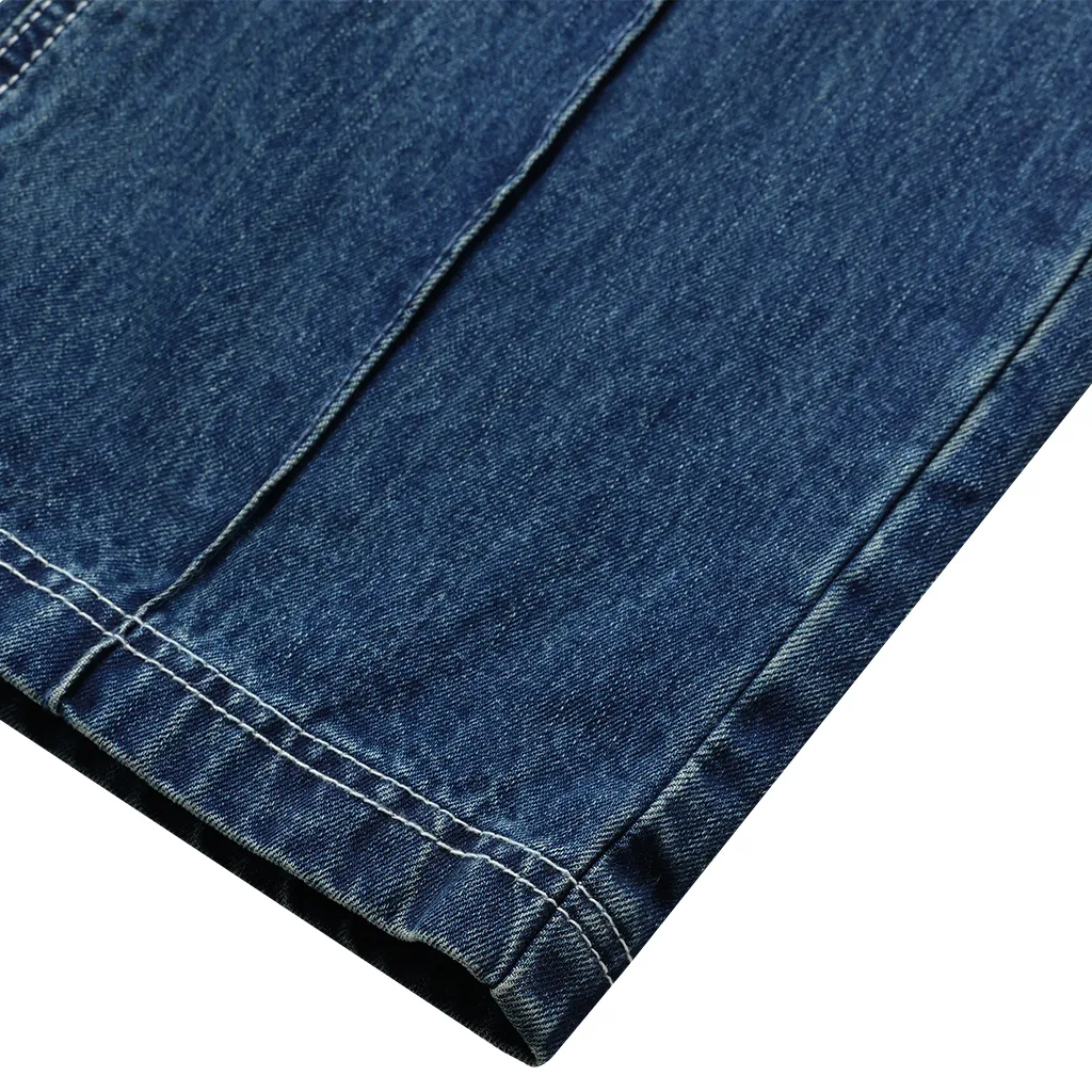 ピンタックストレートデニムパンツ