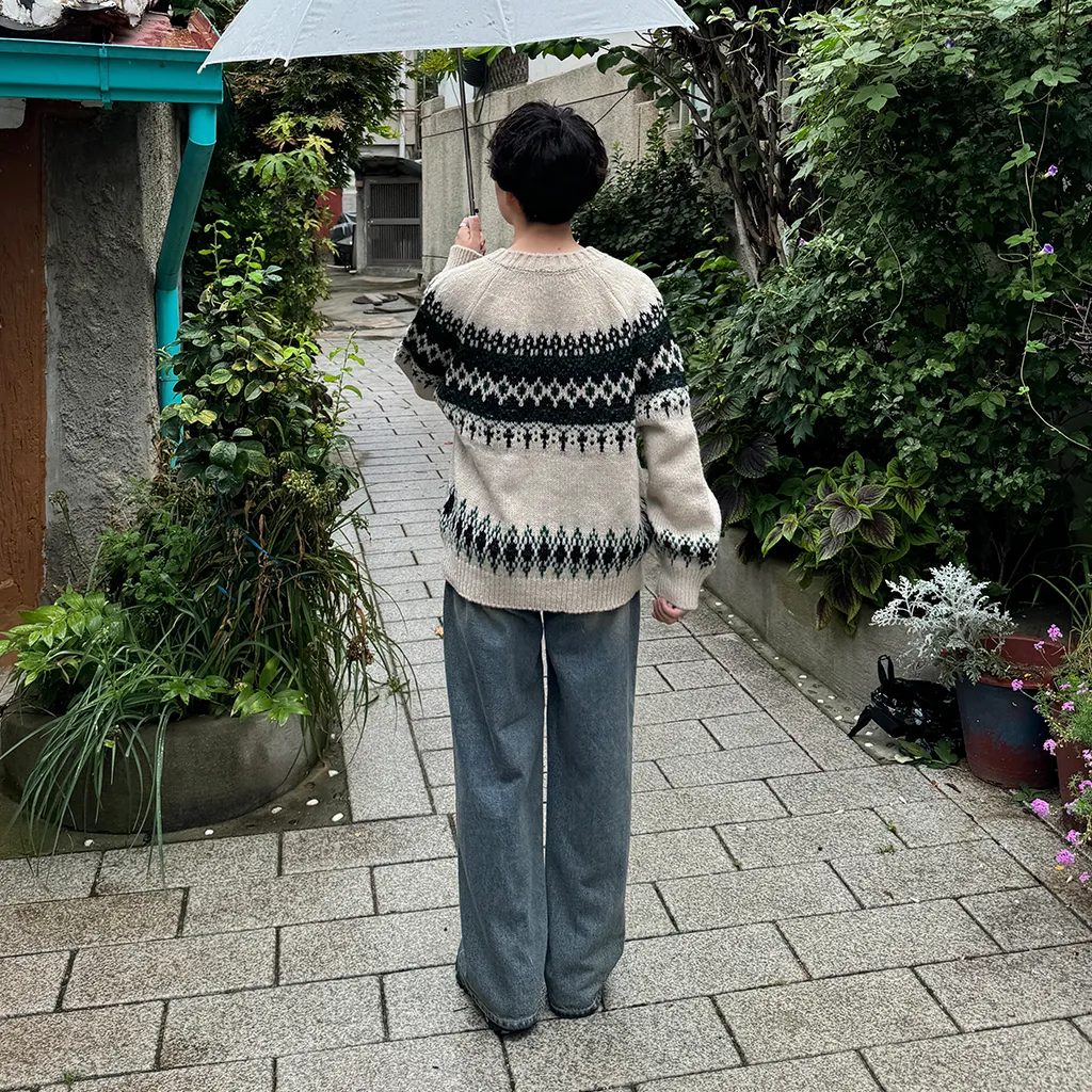 (ユニセックス) ヴィンテージウォッシュデニムパンツ