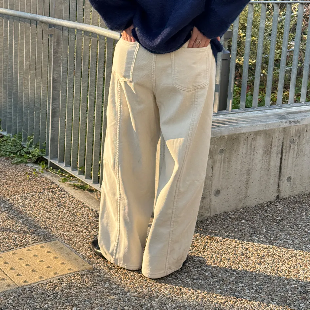 (ユニセックス) バルーンコーデュロイパンツ