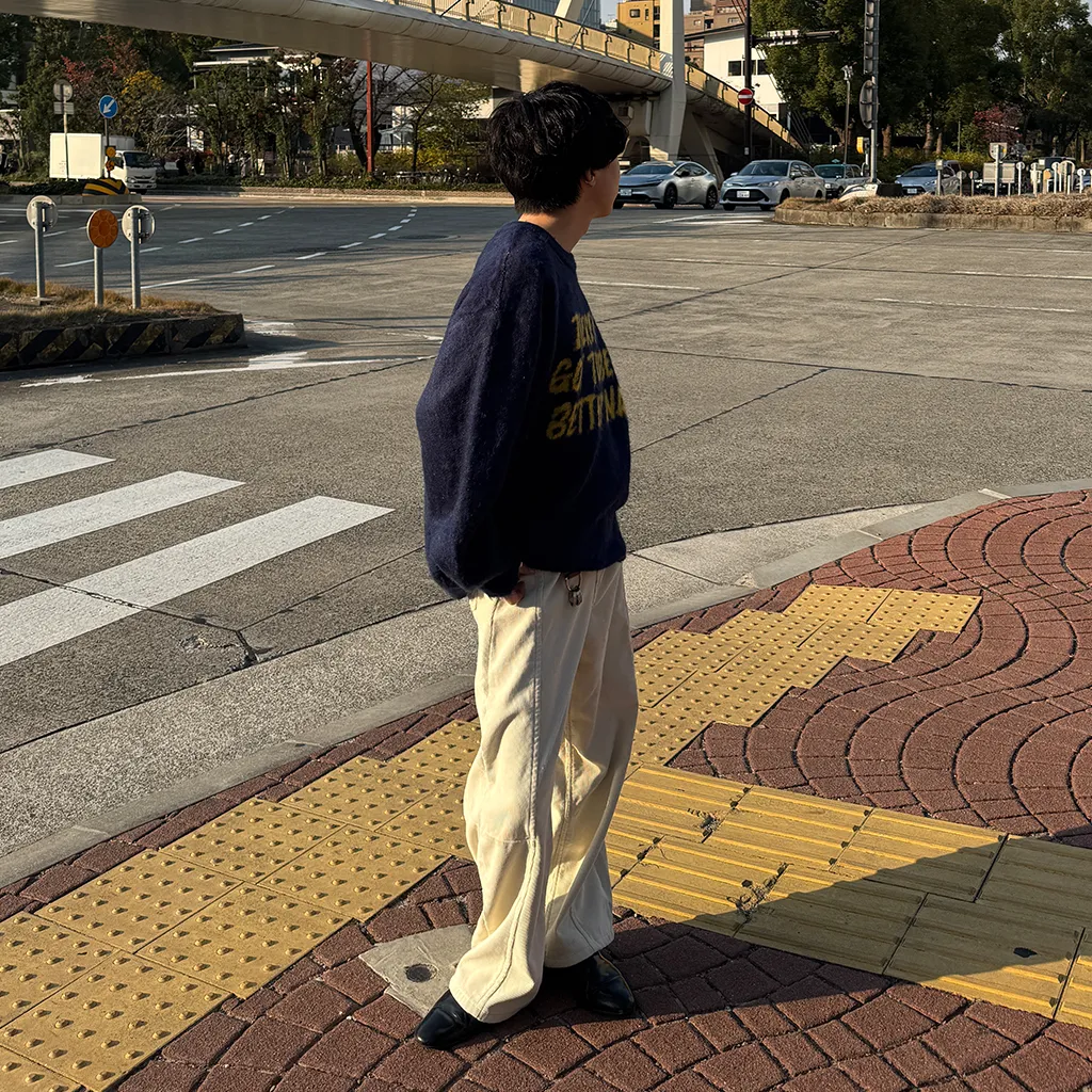 (ユニセックス) バルーンコーデュロイパンツ
