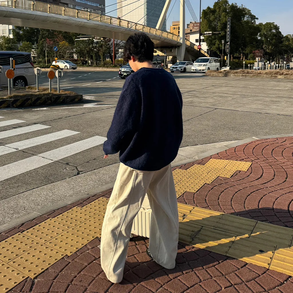 (ユニセックス) バルーンコーデュロイパンツ