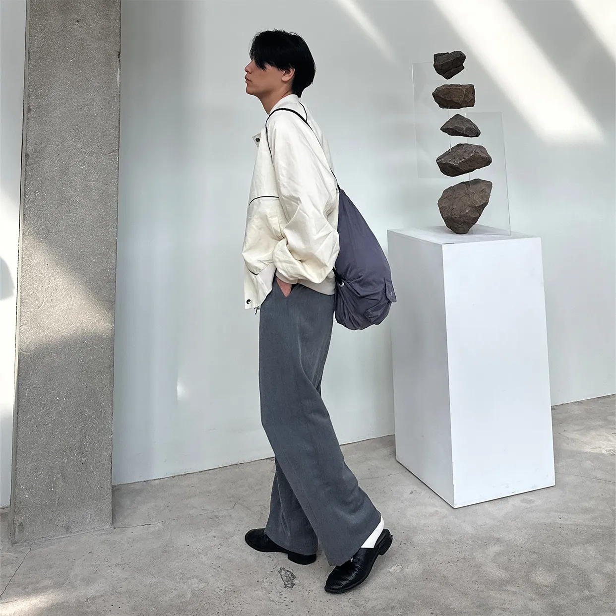 ロニーツータックワイドスラックス