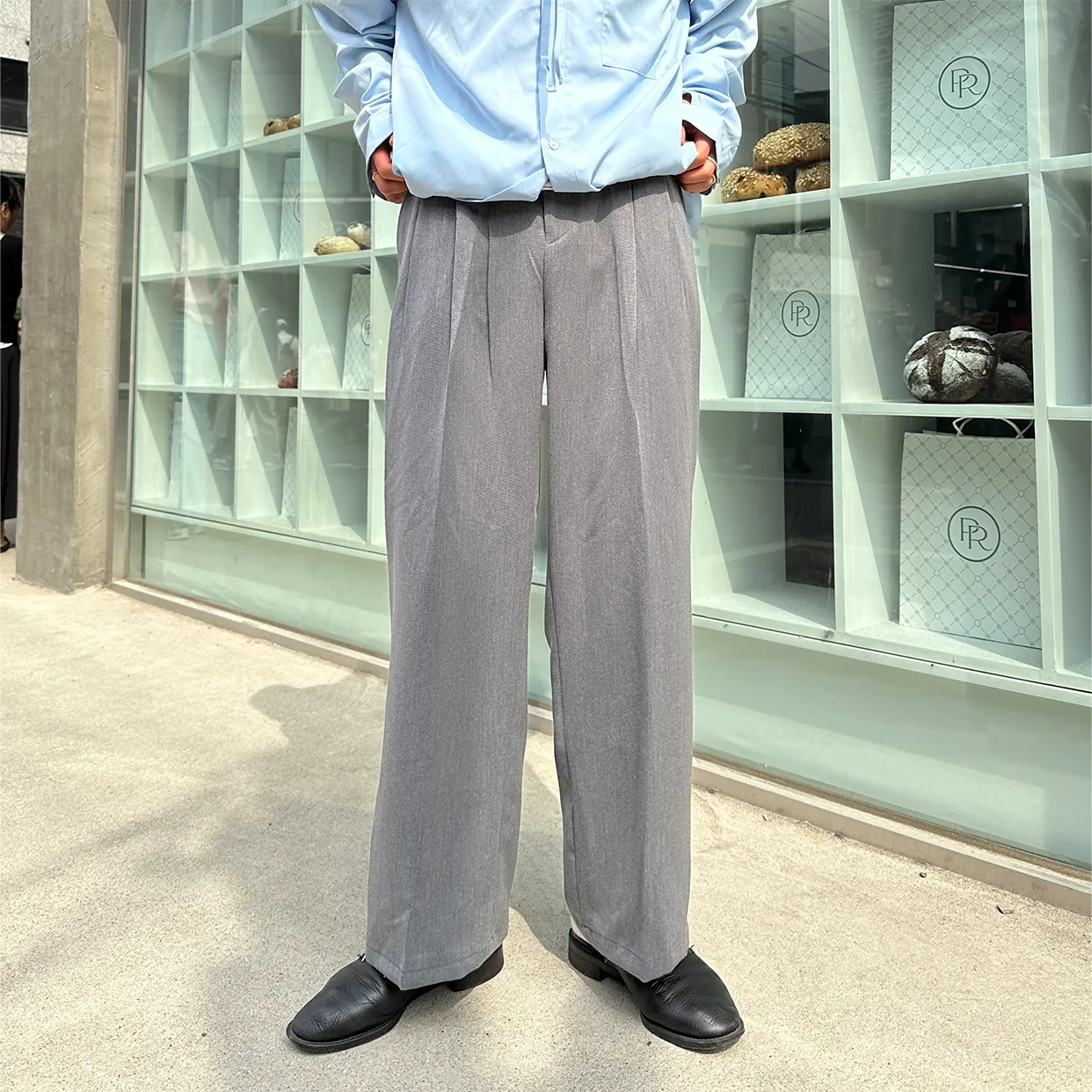 ロニーツータックワイドスラックス