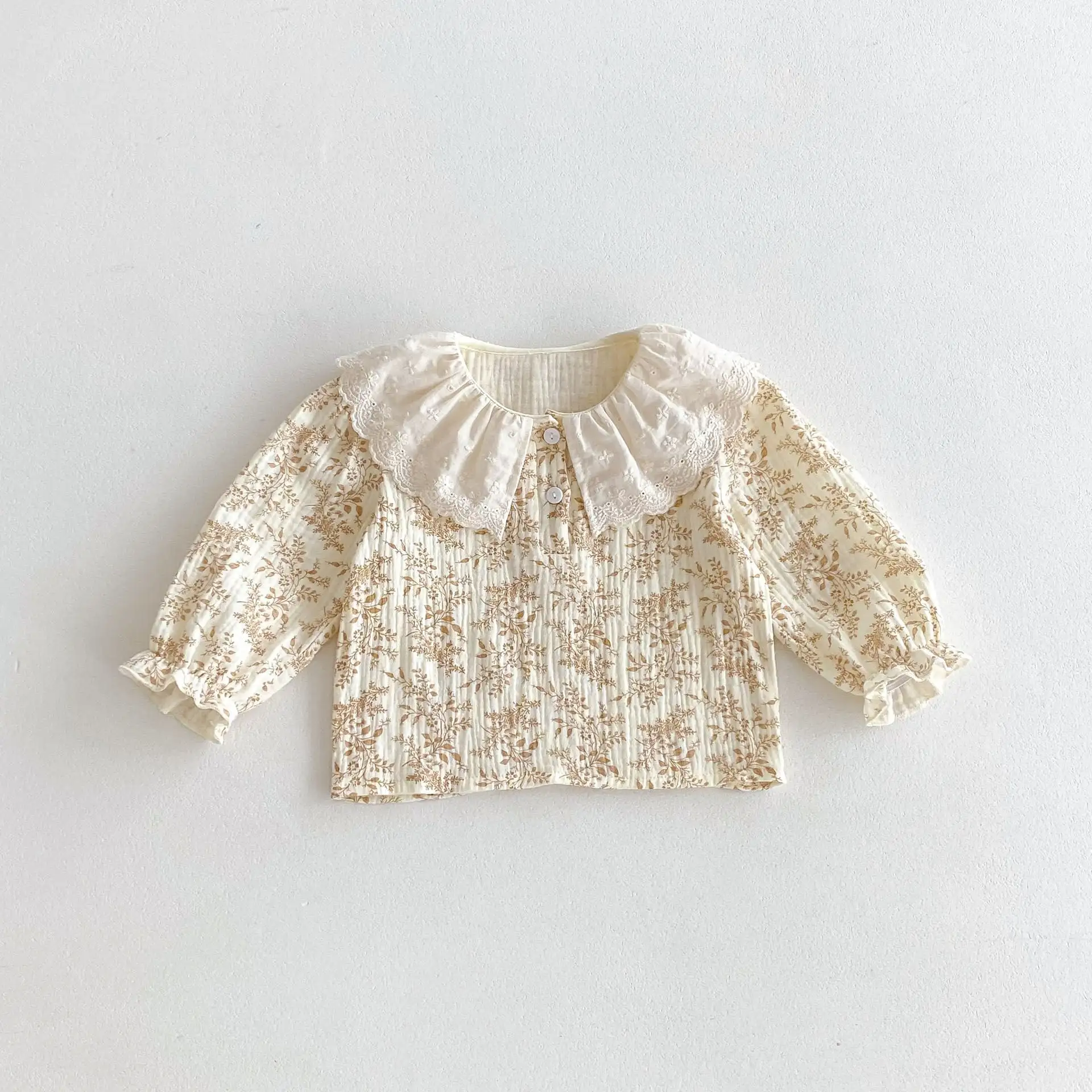 【66-90cm】秋新作 ブラウンサロペット
