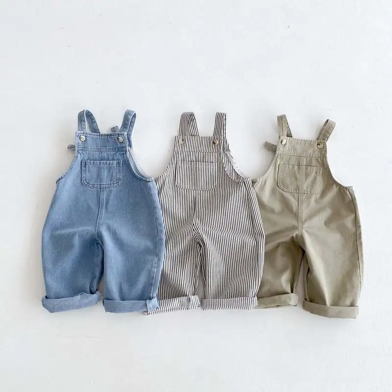【80-120cm】オシャレベーシックサロペット