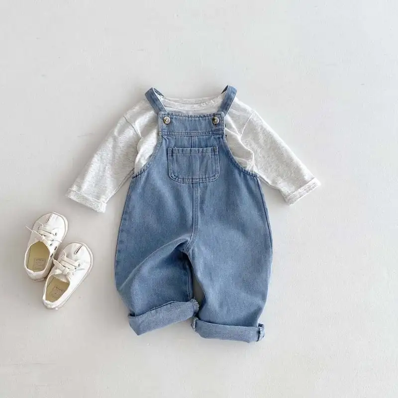 【80-120cm】オシャレベーシックサロペット