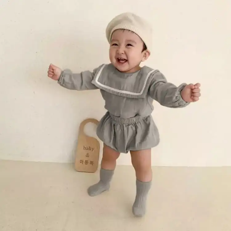 【66-90cm】柔らかいセーラーセットアップ