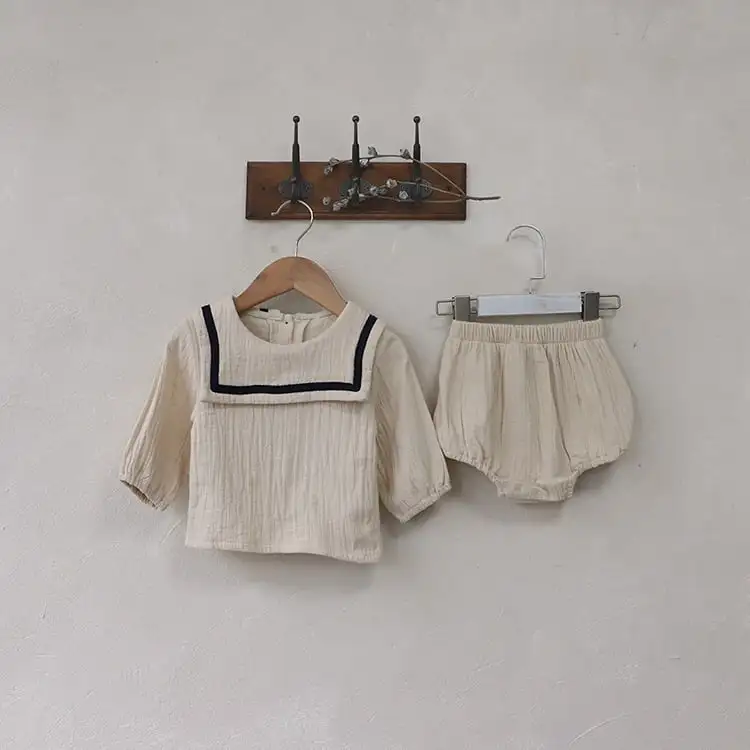 【66-90cm】柔らかいセーラーセットアップ