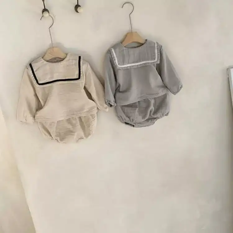 【66-90cm】柔らかいセーラーセットアップ