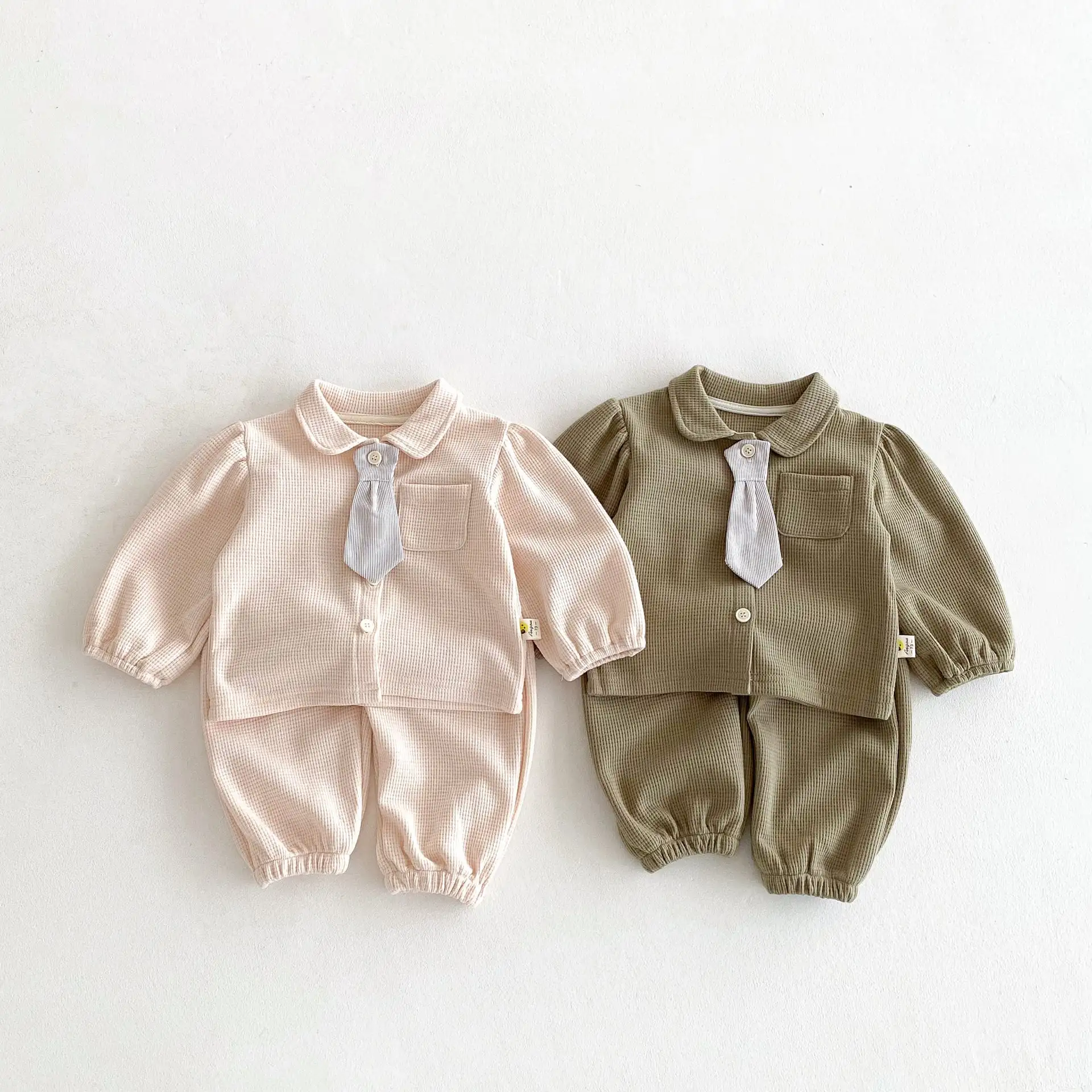 【73-110cm】カジュアルポケット付きセットアップ