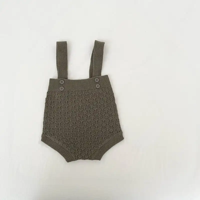 【66-90cm】可愛いニット帽子サロペット
