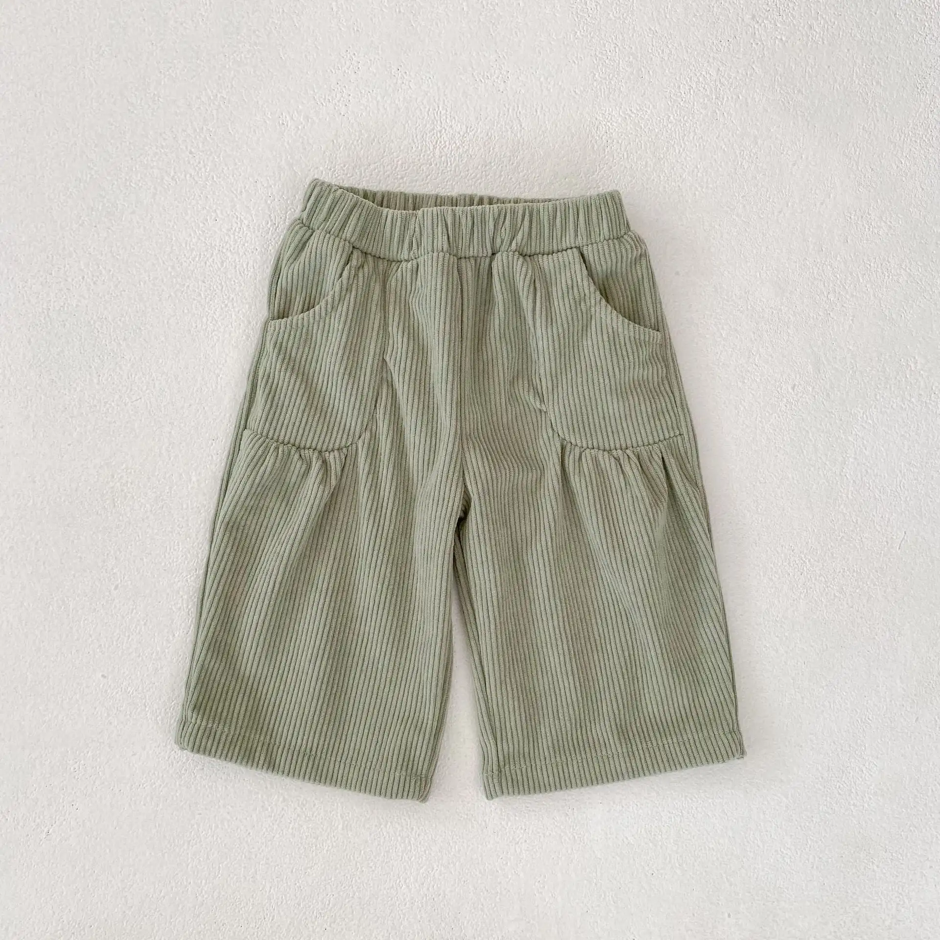 【66-100cm】コーデュロイルーズパンツ