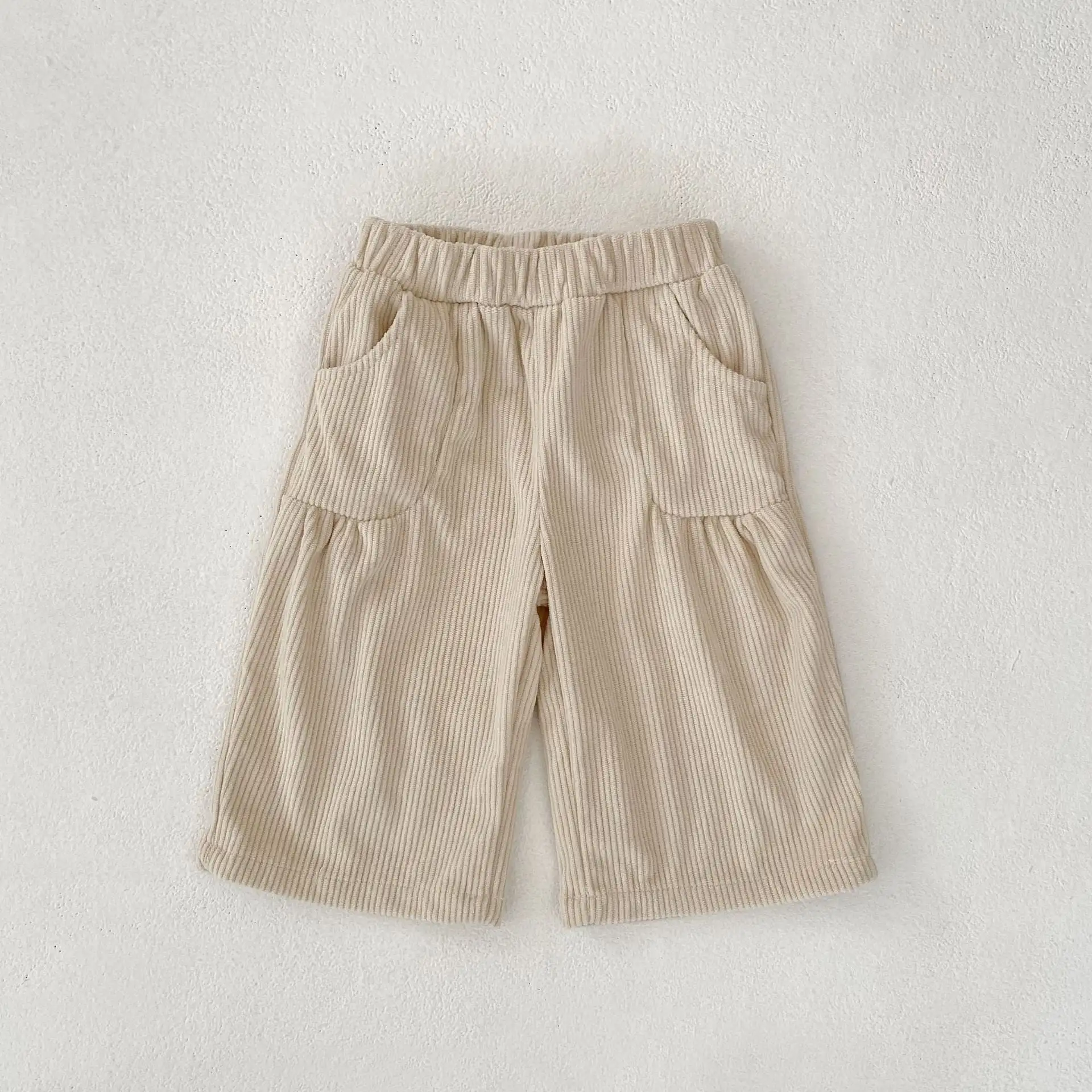 【66-100cm】コーデュロイルーズパンツ