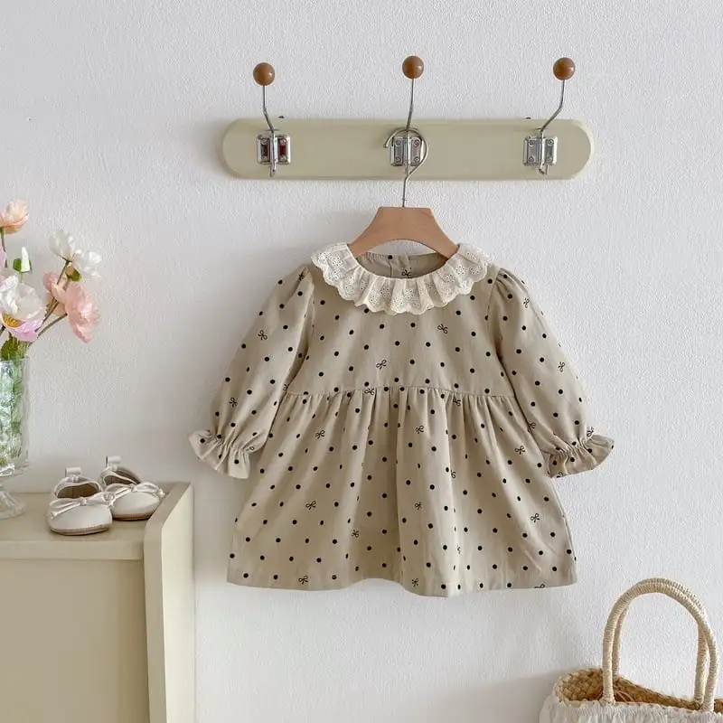 【73-110cm】プリンセスドットワンピース