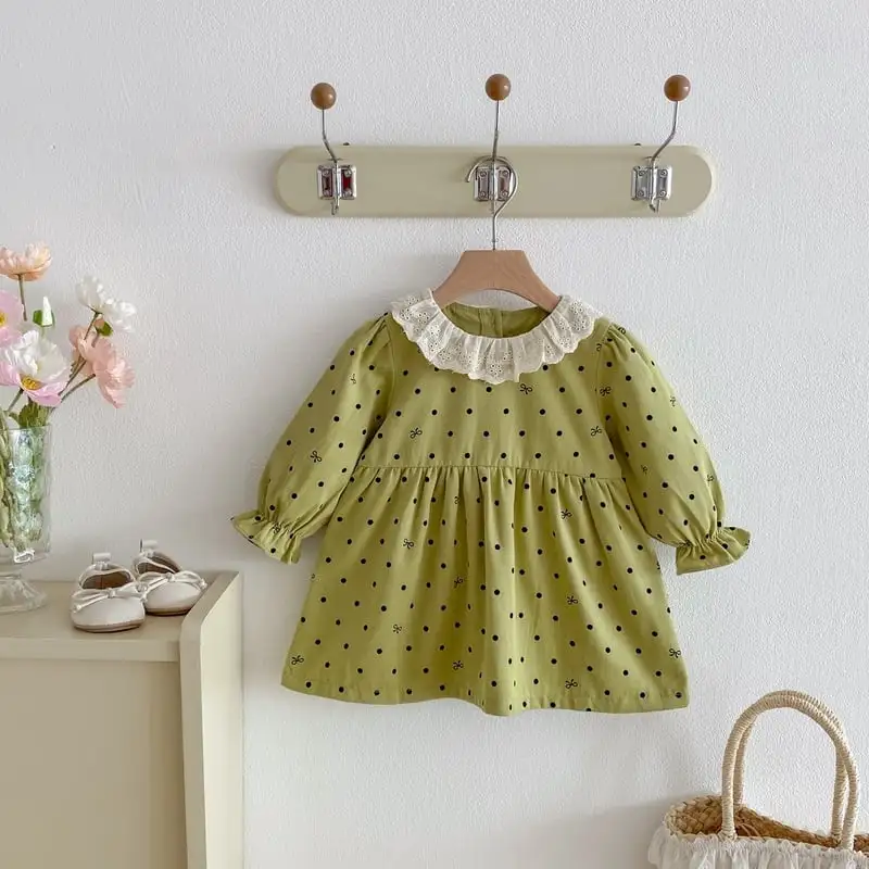 【73-110cm】プリンセスドットワンピース