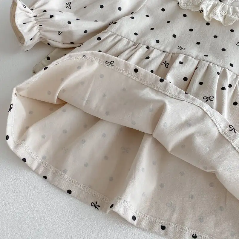 【73-110cm】プリンセスドットワンピース
